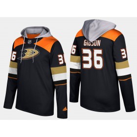Herren Anaheim Ducks John Gibson 36 N001 Pullover Hooded Sweatshirt